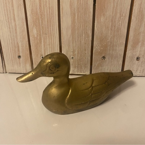 Other - Brass duck figurine paperweight